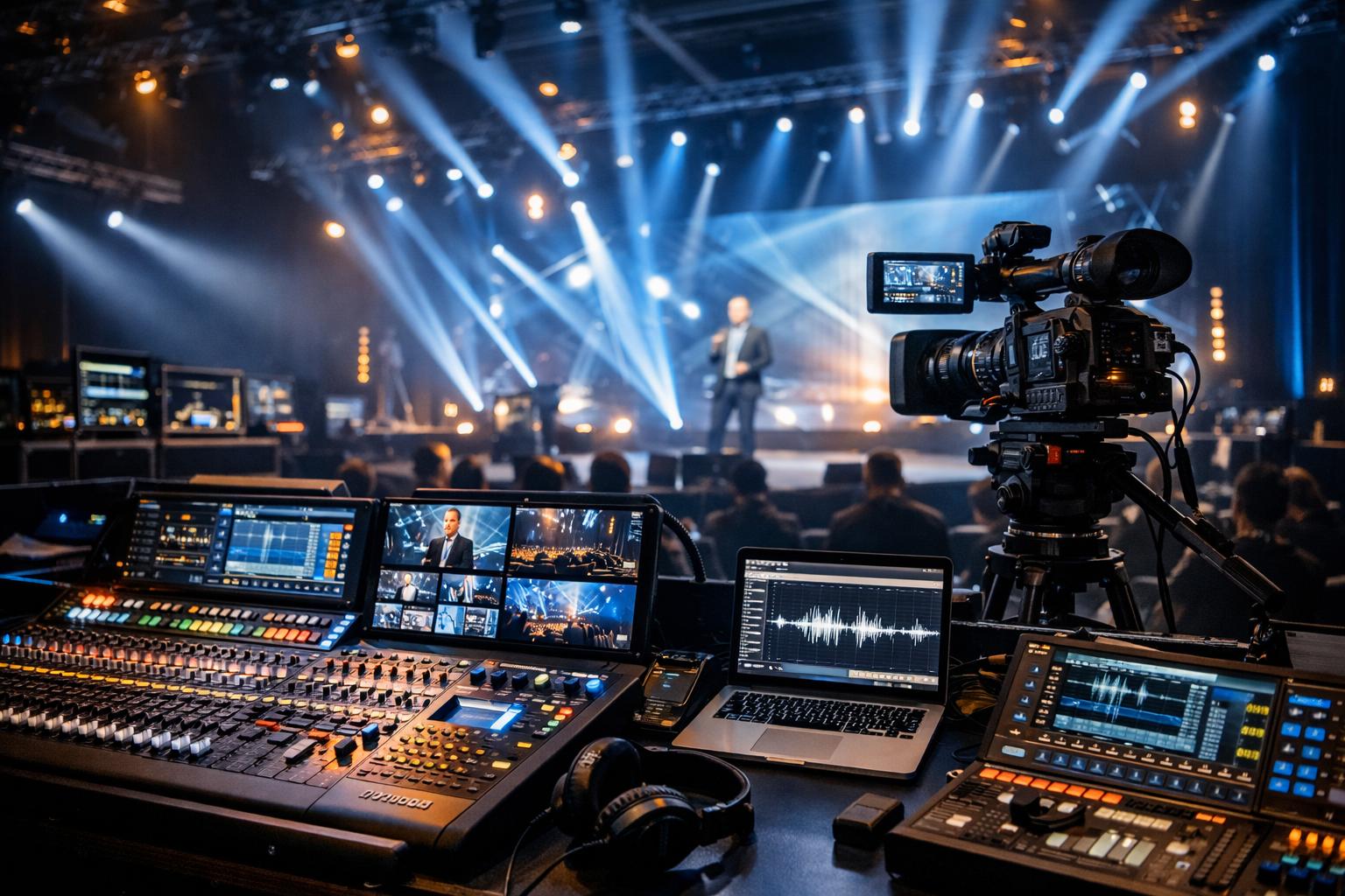Professional event production and AV equipment