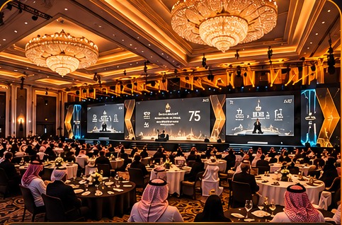Large professionally staged conference